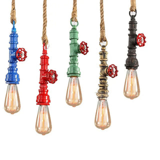 MIRODEMI® Zumaglia | Retro Industrial Designer Hemp Rope Pendant Chandelier