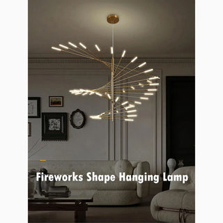 Spiral LED chandelier with sculptural form