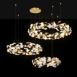 MIRODEMI® Zürich | Luxury Gold Chandelier for Living Room