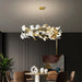 MIRODEMI® Zürich | Modern Gold Chandelier for Living Room
