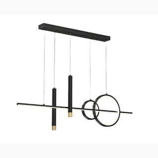 MIRODEMI Ennetburgen Black Color Geometric Pendant Chandelier Nordic Style