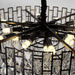 MIRODEMI® Modern Drum Black Crystal Ceiling Chandelier For Living Room Dining Room Bedroom