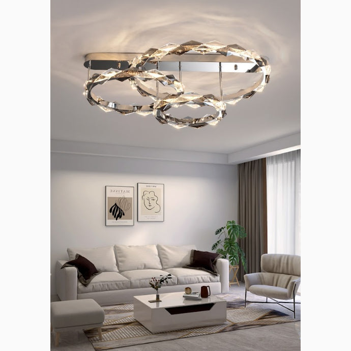 Acquedolci | Luxury Crystal Circular Ceiling Chandelier