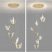 MIRODEMI® Amirat | Golden Swan Pendant Lighting Fixture
