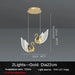MIRODEMI® Amirat | Golden Swan 2 Pendants on round base