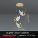 MIRODEMI® Amirat | Golden Swan Pendant on round base