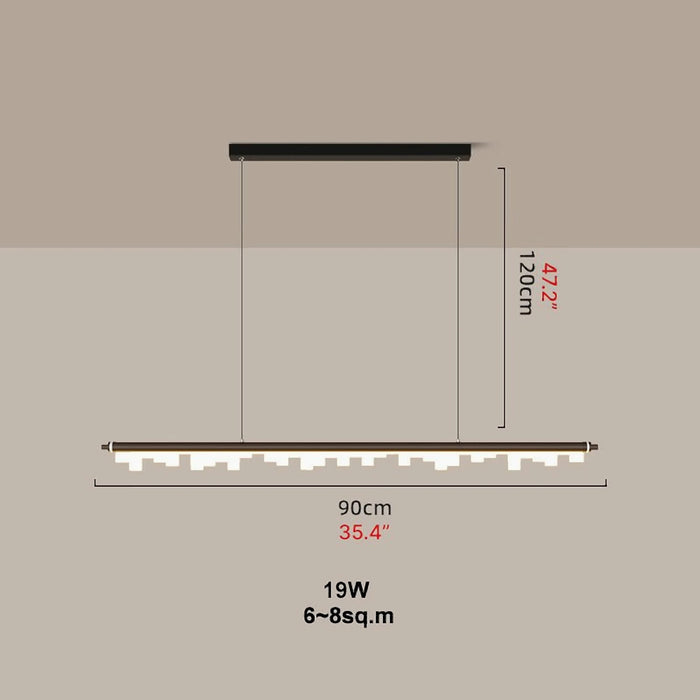 MIRODEMI® Aspremont | Nordic Long Bar LED Pendant Light
