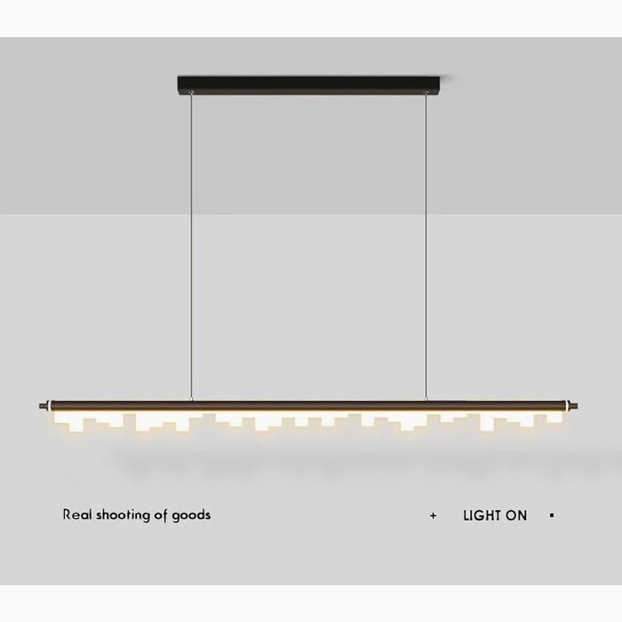 Nordic Long Bar LED Pendant Light made of Aluminum Acrylic — Mirodemi