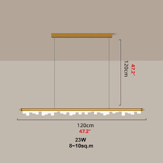 Aspremont | Nordic Long Bar LED Pendant Light