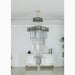 MIRODEMI® Beuil | High-end Villa Staircase Square Silver Crystal Chandelier