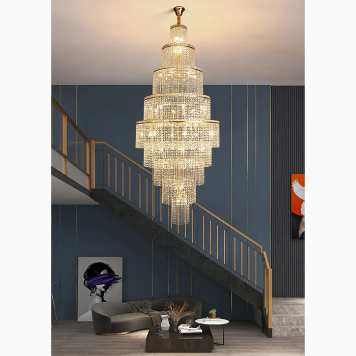MIRODEMI® Capri | Large Crystal Chandelier for Living Room