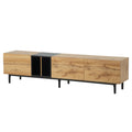 MIRODEMI® Durance | Japanese-Scandinavian Inspired Wooden TV Stand for Contemporary Living Rooms