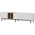 MIRODEMI® Durance | Simple yet Sophisticated Wooden TV Stand in Japandi Style