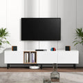 MIRODEMI® Durance | Elegant Modern TV Stand with Japandi-Style Wooden Accents