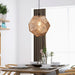 MIRODEMI® Gattières Gold/Silver Perforated Stainless Steel Pendant Lamp for Dining Room