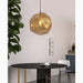 MIRODEMI® Gattières Gold/Silver Perforated Stainless Steel Pendant Lamp for Cafe