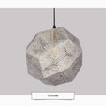 MIRODEMI® Gattières Gold/Silver Loft Style Designer Perforated Stainless Steel Pendant Lamp 
