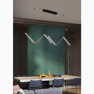 Gilette | Black/Gold LED Pendant Lighting for Dining Room