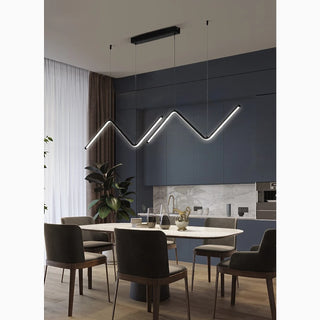 Gilette | Black/Gold LED Pendant Lighting for Dining Room