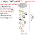 Grasse | Modern Led Crystal Hanging Light Fixtures