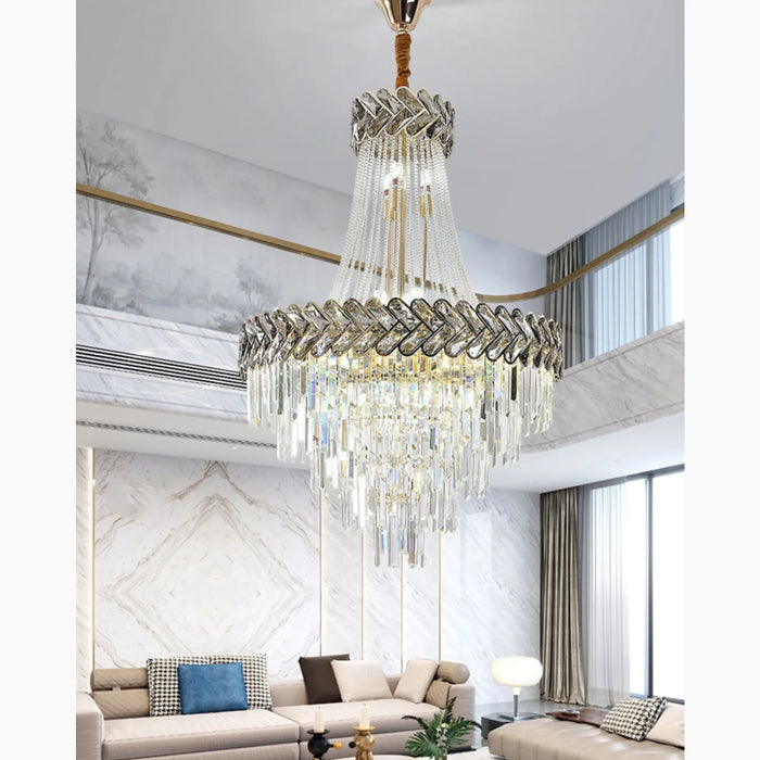 MIRODEMI® Juan-les-Pins | Big Luxury Crystal Chandelier Opulent Elegance