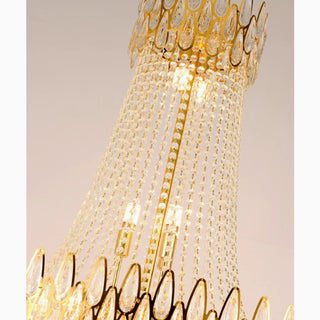 MIRODEMI® La Bollène-Vésubie | Hanging Luxury Gold Crystal Chandelier