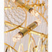 Hanging Posh Gold LED Crystal Chandelier