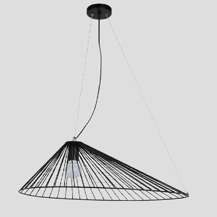 MIRODEMI® La Colmiane | Loft Straw Hat Iron Pendant Light