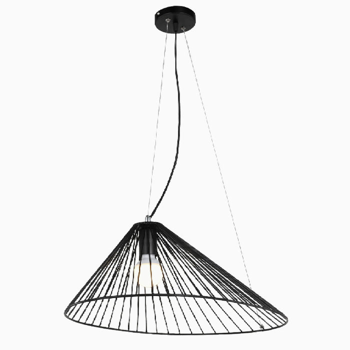 La Colmiane | Loft Straw Hat Iron Pendant Light