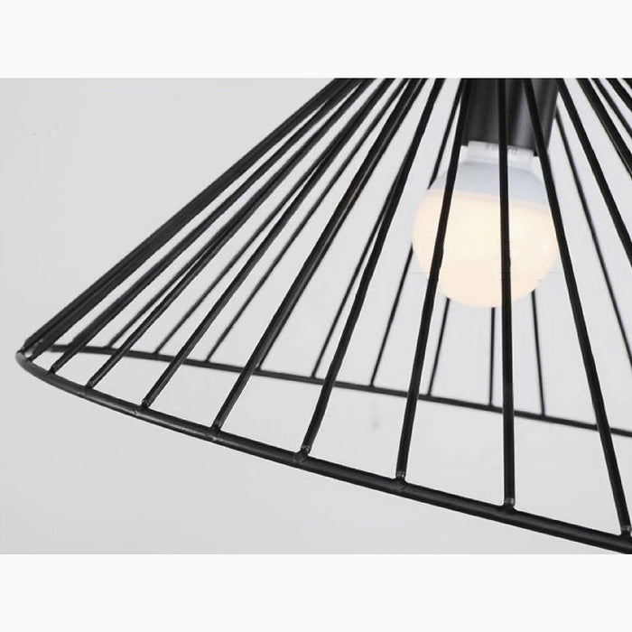 MIRODEMI® La Colmiane | Loft Straw Hat Iron Pendant Light