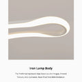 MIRODEMI® La Trinité | Waves Pendant Lamp for Dining Room, Kitchen Materials