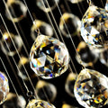 La Turbie | Duplex Spiral Moon Staircase Crystal Chandelier