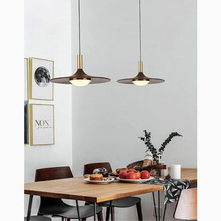 Le Broc | Industrial LED Wood Pendant Light for Restaurant