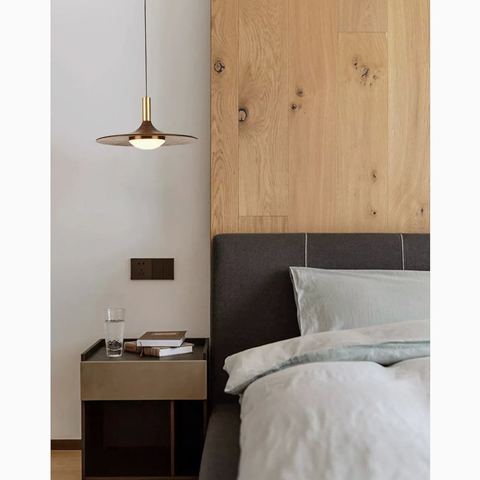 MIRODEMI® Le Broc | Industrial LED Wood Pendant Light for Restaurant