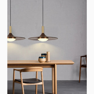 Le Broc | Industrial LED Wood Pendant Light for Restaurant