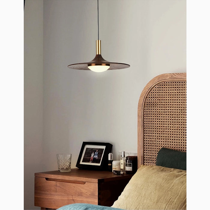 MIRODEMI® Le Broc | Industrial LED Wood Pendant Light for Restaurant