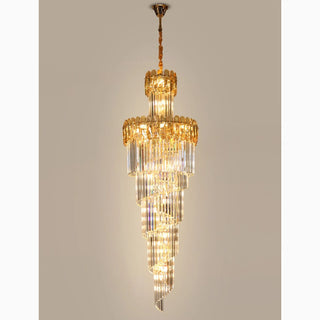 MIRODEMI® Le Cannet | Luxury Spiral Crystal Chandelier For Stairway 