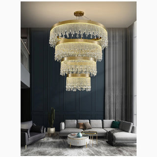 Loda | Multi-level Chic Large Crystal Chandelier