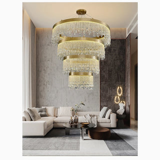 Loda | Multi-level Chic Large Crystal Chandelier