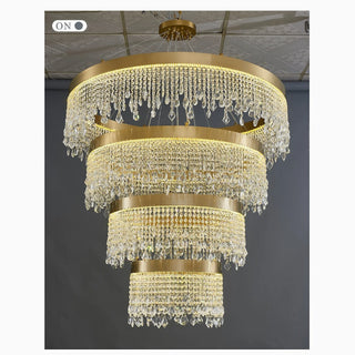 Loda | Multi-level Chic Large Crystal Chandelier