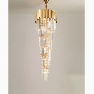 Monaco | Luxurious Grand Gold Crystal Chandelier