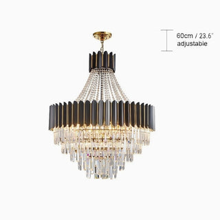 MIRODEMI_Portofino-modern-black-round-chandelier