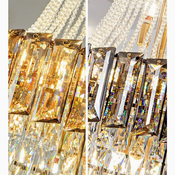 MIRODEMI® Saint-Auban | Luxury Elegant Crystal Chandelier For Stairway