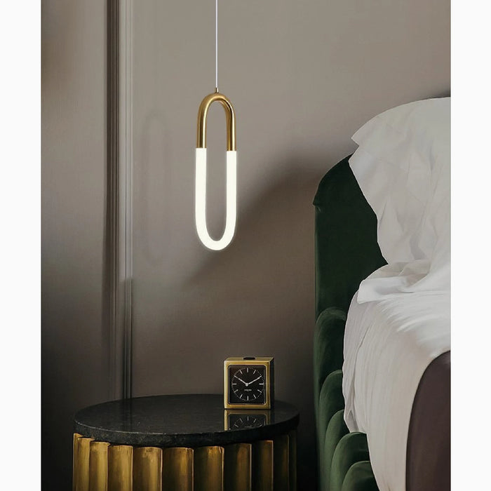 MIRODEMI Saint-Martin-d'Entraunes Paper Clip-Shaped Lighting Fixture For Modern Home Decoration