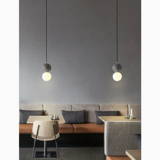 MIRODEMI® Saint-Martin-du-Var | Minimalistic Nordic Pastel Pendant Lighting with Stone Balls