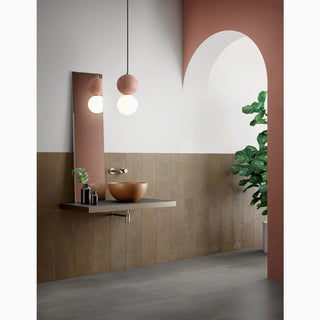 MIRODEMI® Saint-Martin-du-Var | Nordic Pastel Pendant Lighting with Stone Balls and Frosted Glass