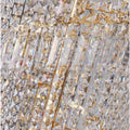 Crystal and Gold Luxury Cascading Staircase Chandelier