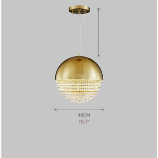 MIRODEMI Sestri Levante Stunning Gold Crystal Ball Chandelier Sizes