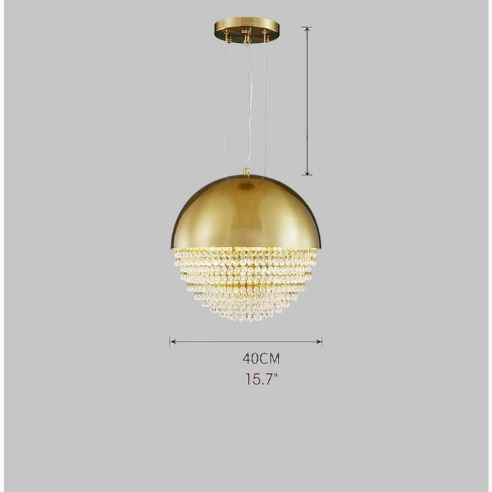 MIRODEMI Sestri Levante Stunning Gold Crystal Ball Chandelier Sizes