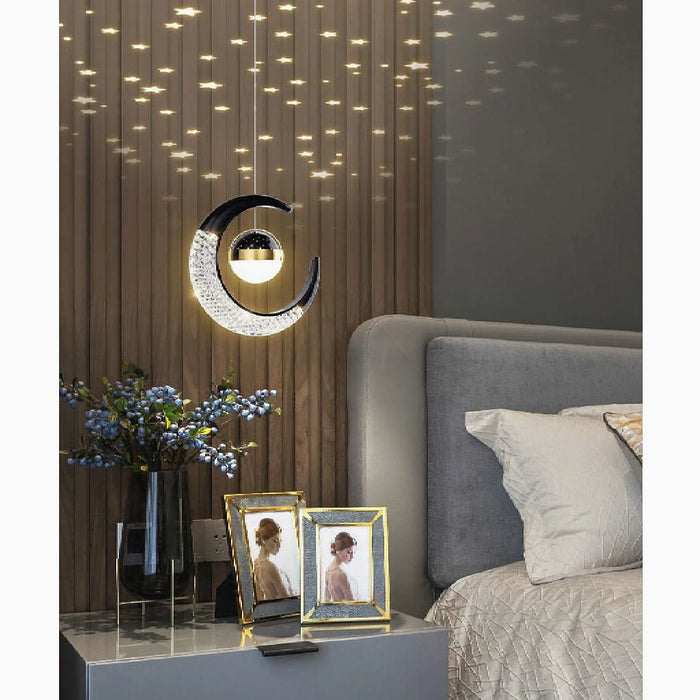 MIRODEMI® Valdeblore | Nordic Bedside Stars Design Pendant Lamp